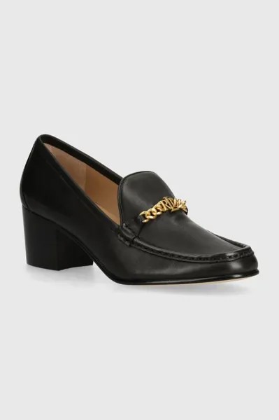Кожаные туфли Winslet Lauren Ralph Lauren, черный