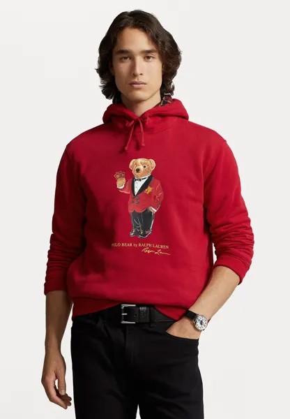 Толстовка Hood Long Sleeve Polo Ralph Lauren, цвет park avenue red