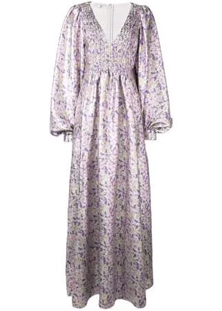 Stella McCartney вечернее платье с цветочным принтом