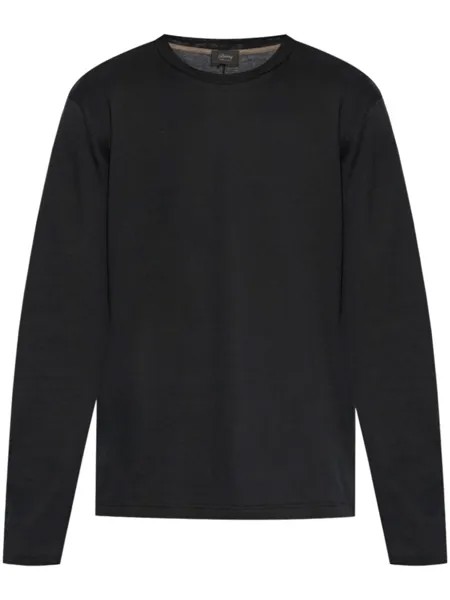 Brioni футболка из хлопка с круглым вырезом, черный