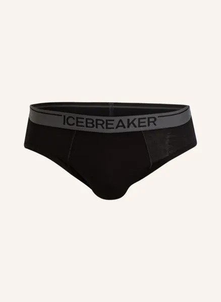 Функциональные трусы-белье anatomica из шерсти мериноса  Icebreaker, черный