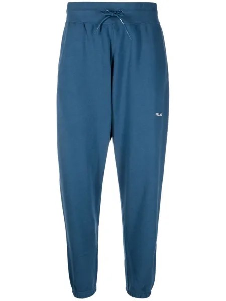 RLX Ralph Lauren спортивные брюки с вышитым логотипом, синий