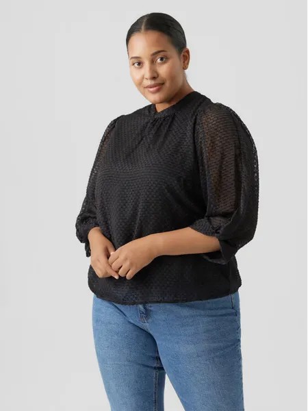 Блуза стандартного кроя Vero Moda Curve, черный