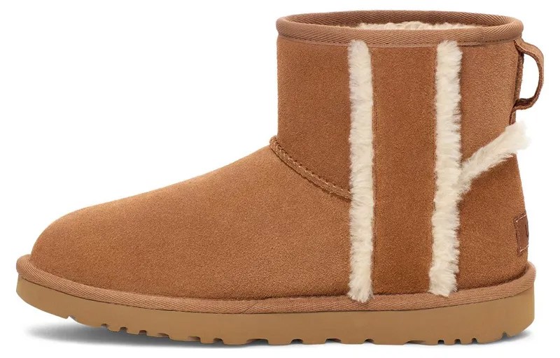 CLASSIC MINI Зимние ботинки женские каштановые Ugg