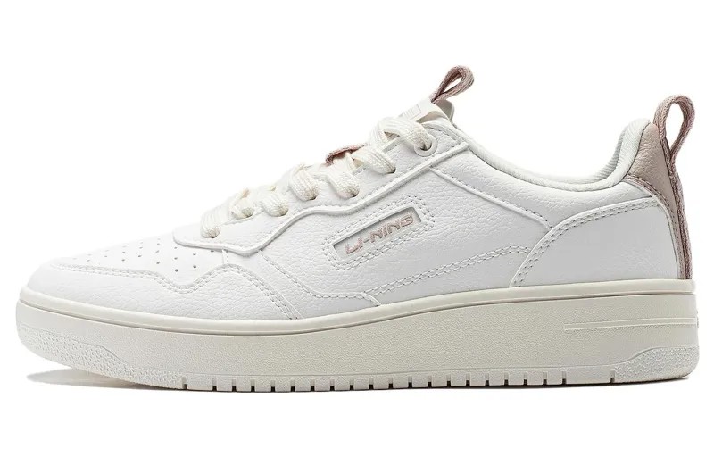 Кроссовки LINING Star Sugar Skateboarding Shoes Women's Low-top White, белый