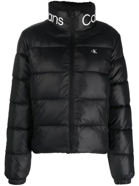 Calvin Klein Jeans пуховик Fitted LW, черный