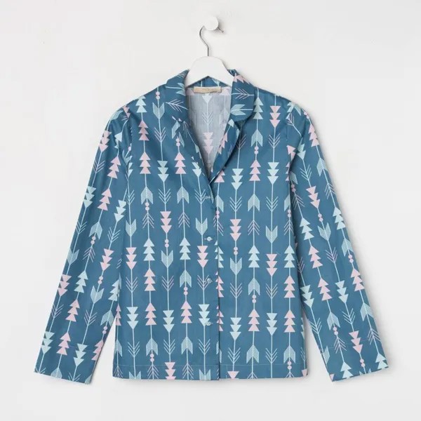 Ночная сорочка женская KAFTAN синяя 42, 40