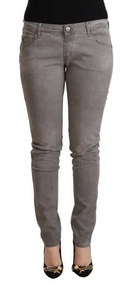 Джинсы ACHT Светло-серые облегающие джинсовые женские брюки из стираного хлопка s. W30 Рекомендуемая розничная цена 250 долларов США.