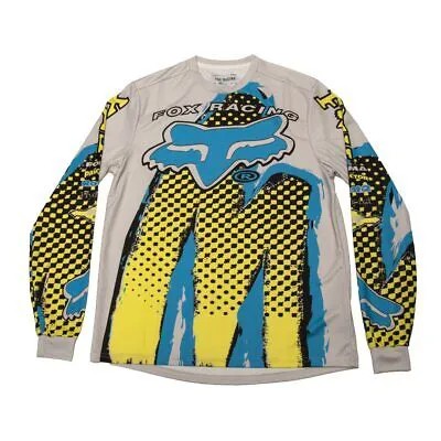 Футболка для мотокросса Fox Racing Wrushed Long Sleeve Jersey (Светло-серый)