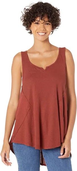 Футболка Free People Cares Chasing Sunsets, цвет Russet Acorn