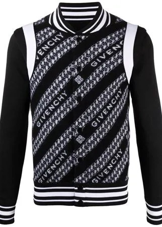 Givenchy бомбер вязки интарсия с логотипом