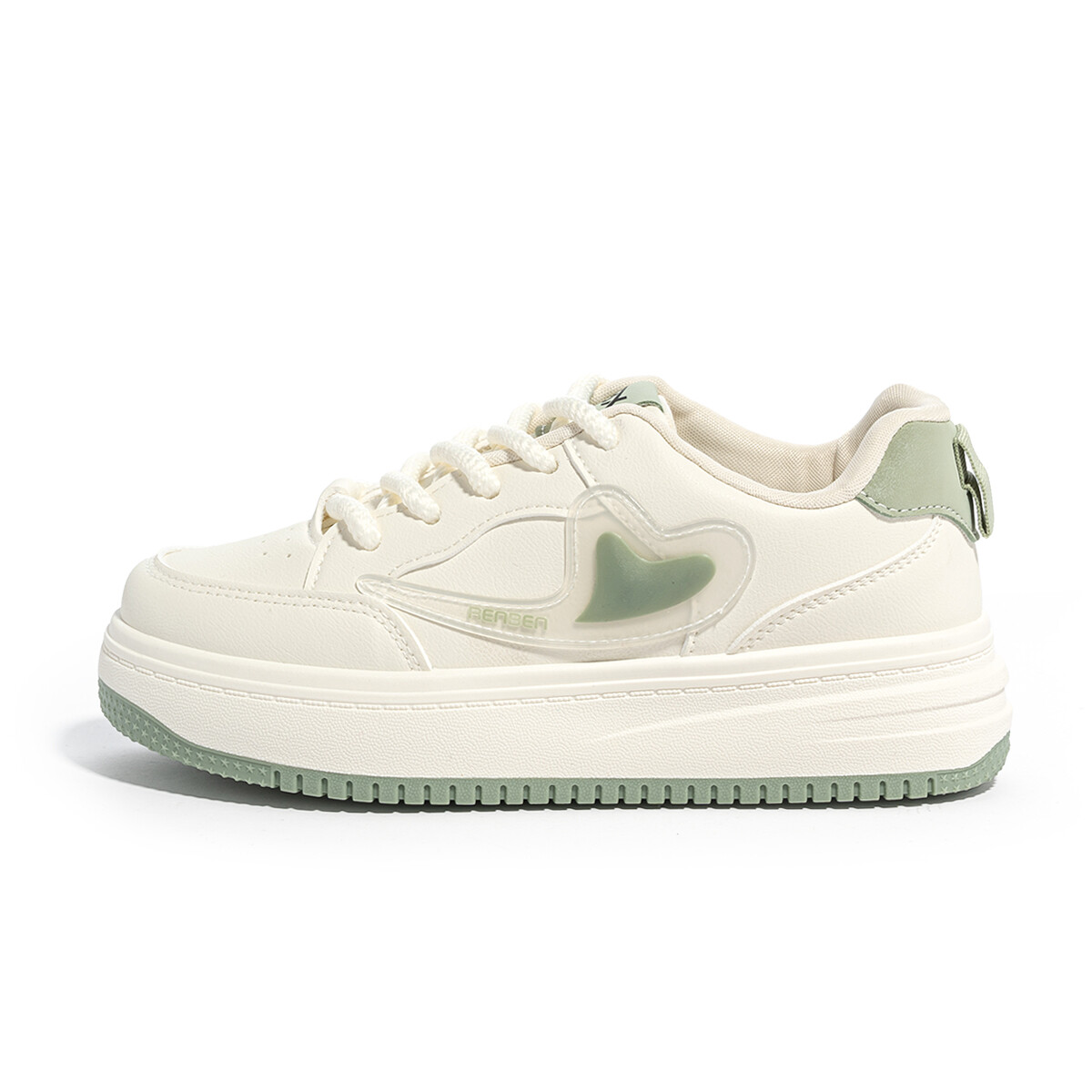 Кроссовки Humanism 1986 Skateboarding Shoes Women's Low-top, зеленый
