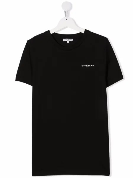 Givenchy Kids футболка с логотипом