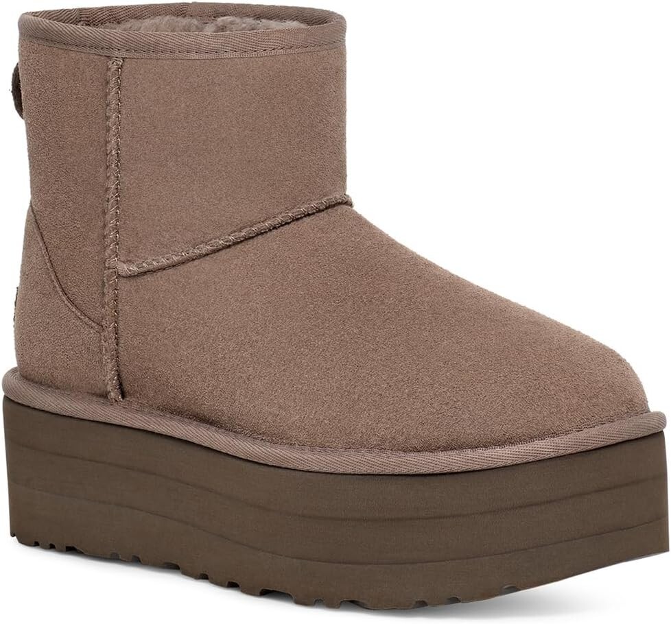 Ботинки UGG Classic Mini Platform, цвет Smoke Plume
