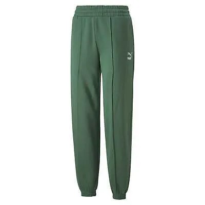 Puma Classic Sweatpants Женские зеленые повседневные спортивные штаны 67175125