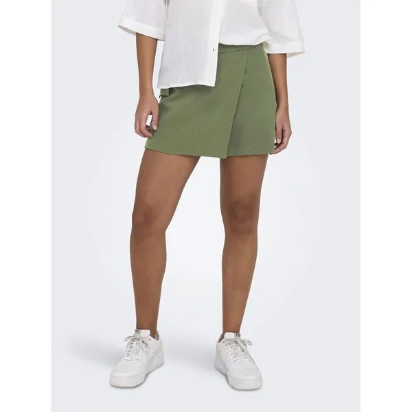 Юбка Only Corinna Short, зеленый