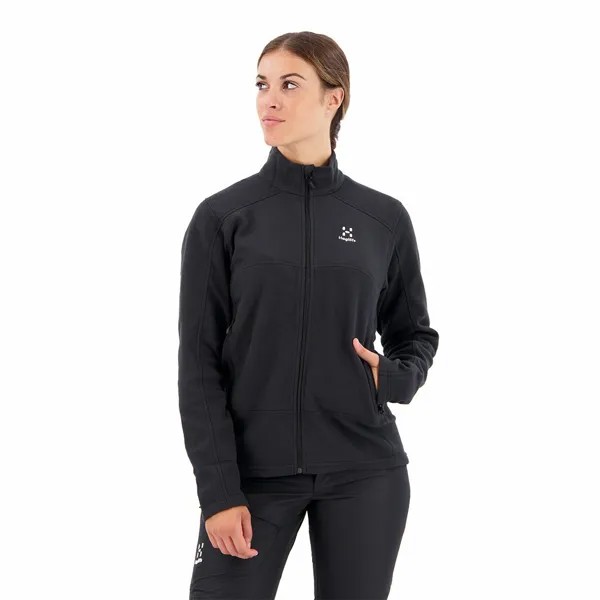 Толстовка Haglöfs Buteo Mid Full Zip, черный
