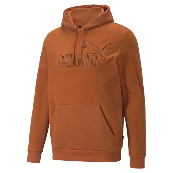 Мужская худи из флиса PUMA Essentials, цвет Warm Chestnut