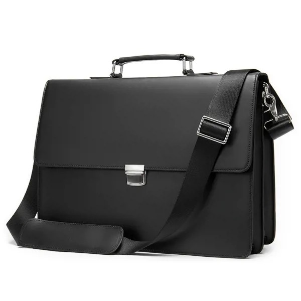 Классический роскошный мужской портфель, рабочие тоуты из натуральной воловьей кожи, деловая сумка для ноутбука черного, красного цветов, многослойная докторская сумка