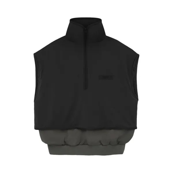 Жилет Fear Of God Essentials Fear of God Essentials Nylon Fleece Mockneck Vest, черный
