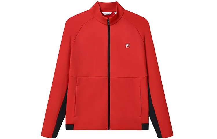 Куртка спортивная мужская томатно-красная Fila, красный