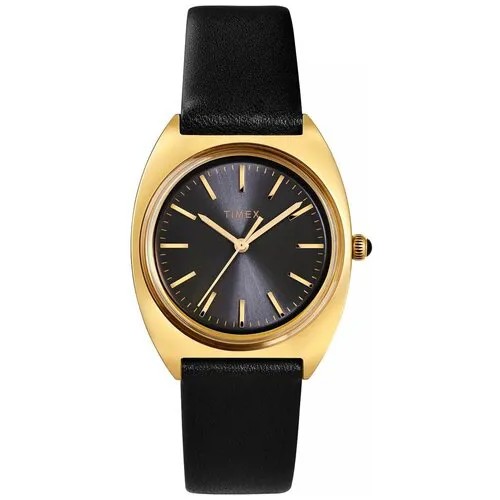 Наручные часы TIMEX Наручные часы Timex TW2T89800YL, черный, золотой