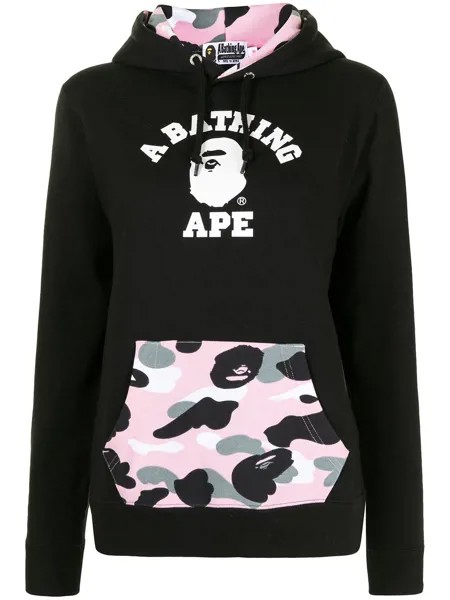 A BATHING APE® худи с логотипом и накладным карманом