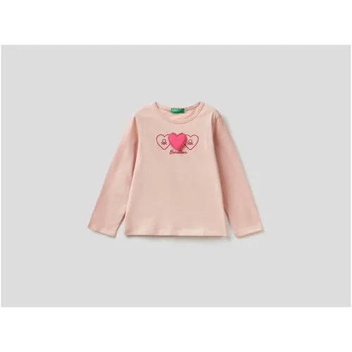 Лонгслив United Colors of Benetton для девочек 22A-3ATNG105X-05R-XX
