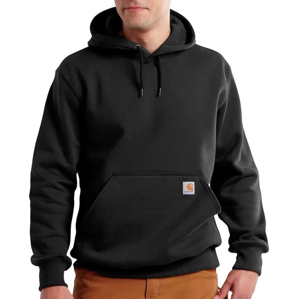 Тяжелый пуловер с капюшоном rain defender paxton Carhartt, черный