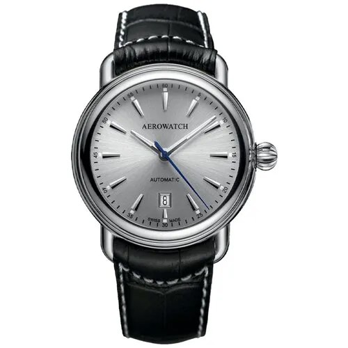 Наручные часы AEROWATCH 60900 AA19, черный, серебряный
