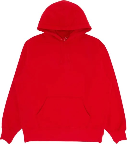 Толстовка Supreme Satin Appliqu  Hooded Sweatshirt 'Red', красный