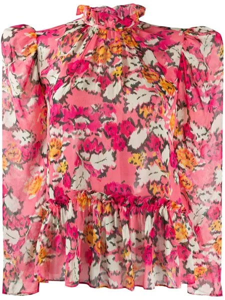 Saloni блузка с цветочным принтом