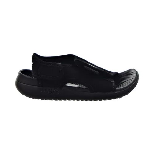 Детские сандалии Nike Sunray Adjust 5 V2 (PS) черно-белые DB9562-001
