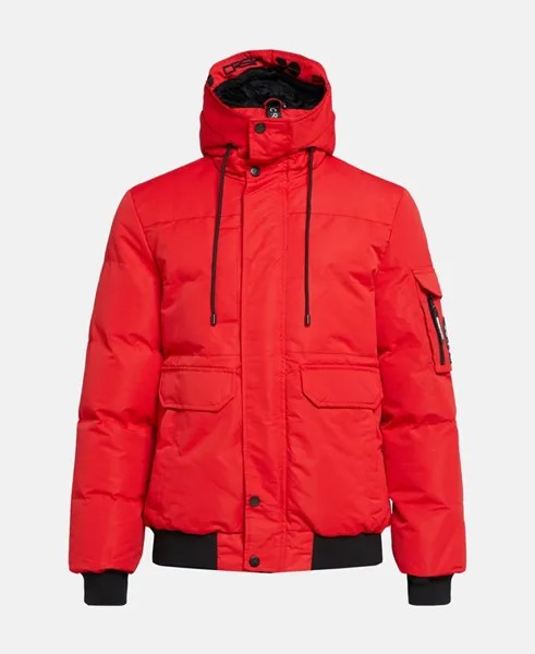 Зимняя куртка Crosshatch, темно-красный