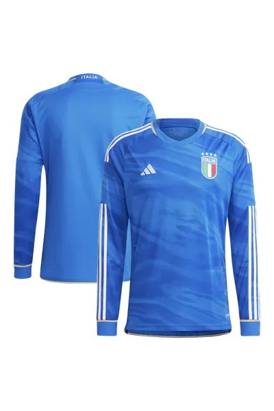 Рубашка Adidas с длинными рукавами Italy Home adidas, синий