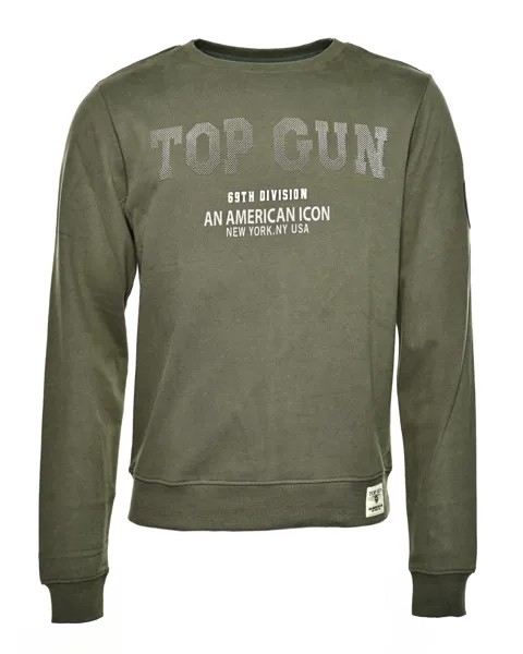 Толстовка TOP GUN Sweater TG20213007, оливковый