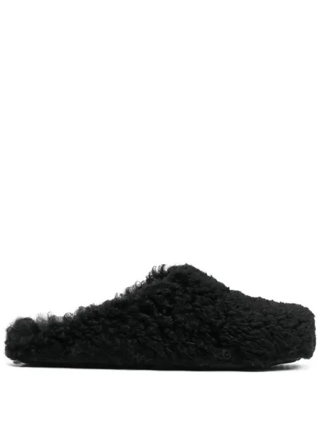 Marni слиперы Fussbet Sabot из овчины, черный