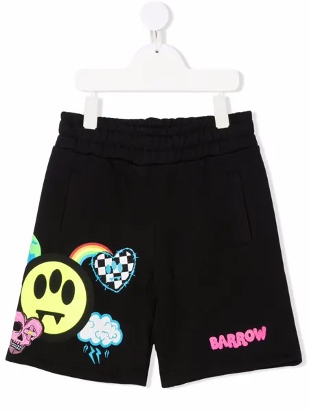 Barrow kids спортивные шорты с графичным принтом
