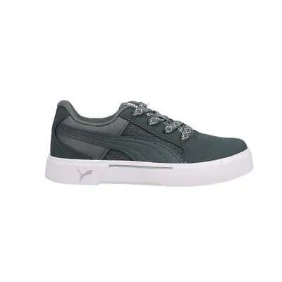 Puma CRey Atypeal Lace Up Youth Boys Зеленые кроссовки Повседневная обувь 387493-03