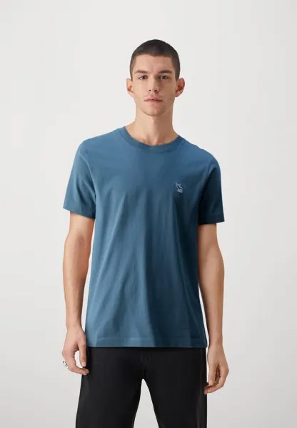 Базовая футболка ELEVATED ICON Abercrombie & Fitch, цвет orion blue