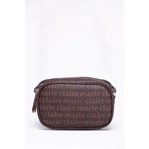 Сумка  кросс-боди Marie Claire, фактура зернистая, коричневый