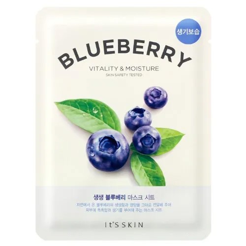 It'S SKIN Тканевая лифтинг-маска The Fresh с черникой, 21 г