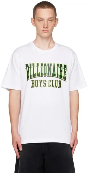 Белая университетская футболка Billionaire Boys Club