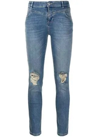 TWINSET джинсы скинни средней посадки