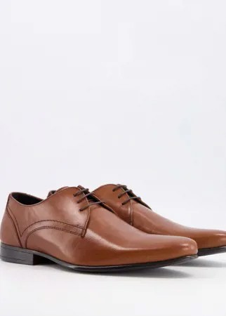 Светло-коричневые строгие туфли Burton Menswear-Коричневый цвет