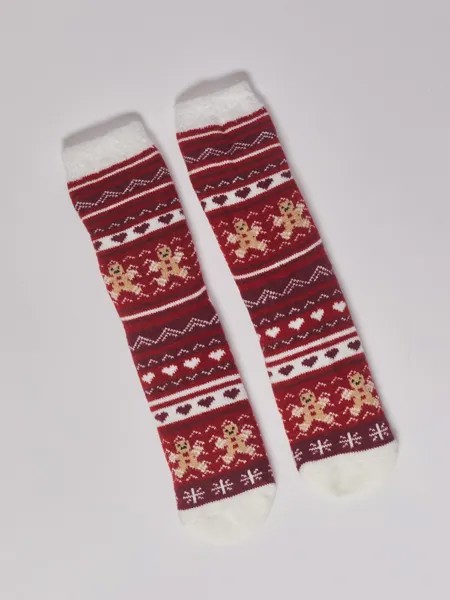 Тёплые новогодние носки