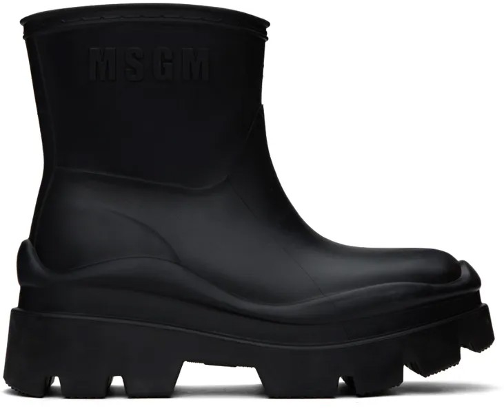 Черные ботинки MSGM Supergomma