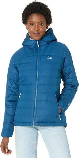Куртка L.L.Bean Bean's Down Hooded Jacket, цвет Dark Marine Blue