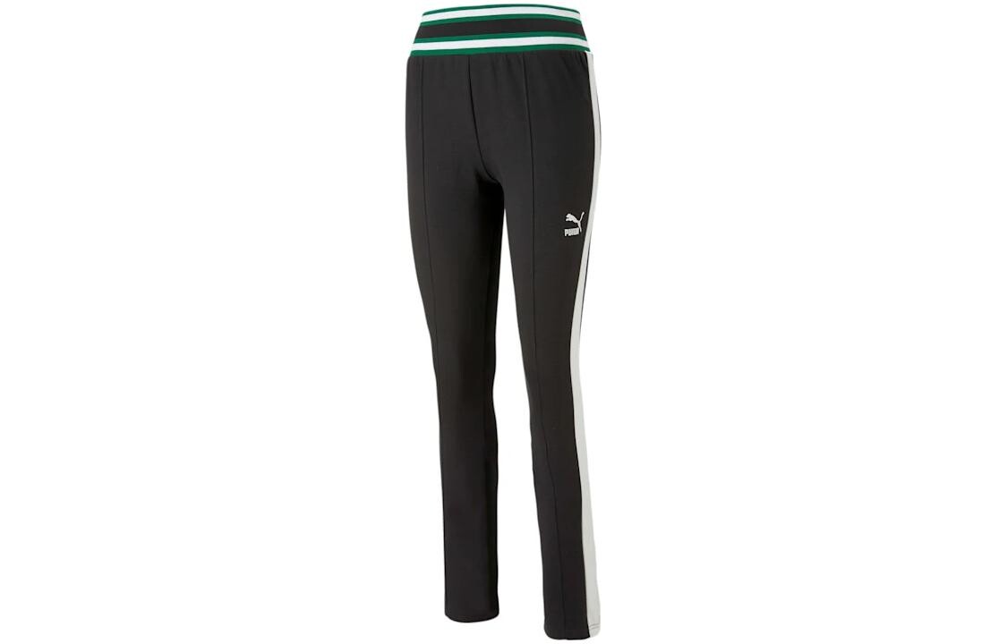 Трикотажные спортивные штаны женские черные Puma