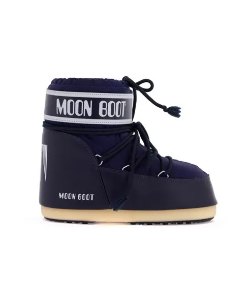 Низкие нейлоновые зимние ботинки для женщин Moon Boot, синий